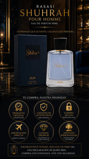 Perfume Rasasi Shuhrah Pour Homme Eau de Parfum 90ml Original