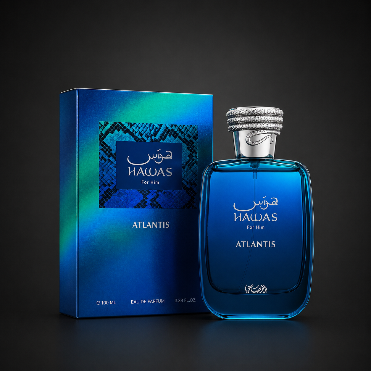 Perfume Rasasi Hawas Atlantis For Him Eau de Parfum 100ml Original