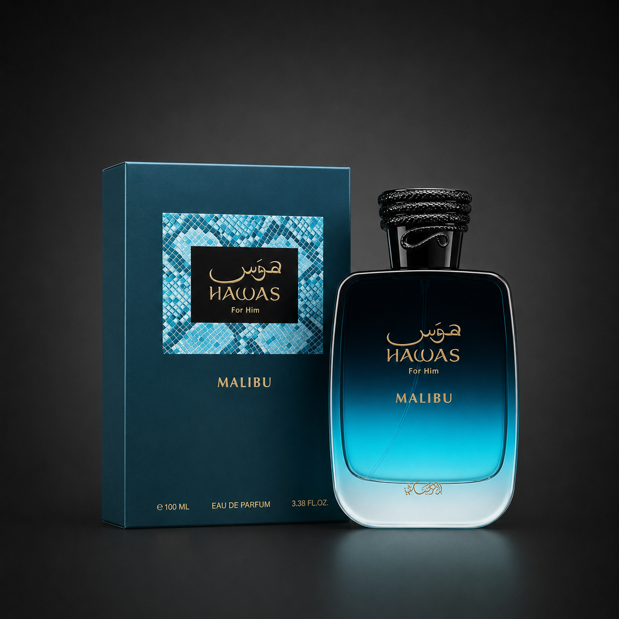 Perfume Rasasi Hawas Malibu For Him Eau de Parfum 100ml Original