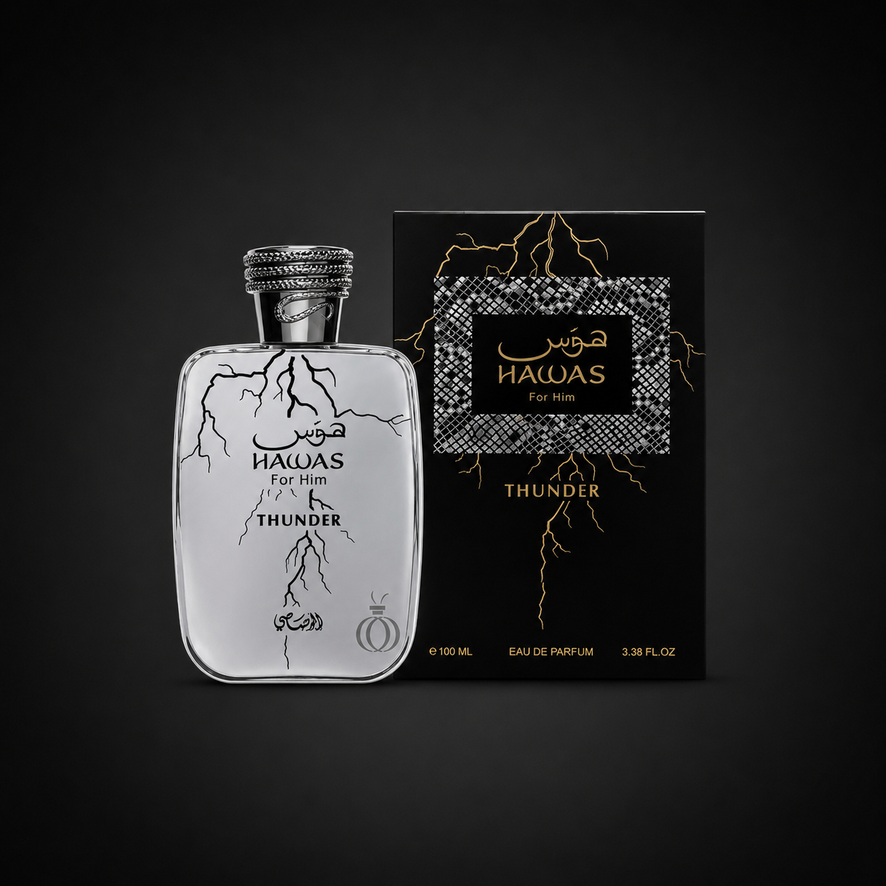 Perfume Hawas For Him Thunder Eau de Parfum 100ml Original