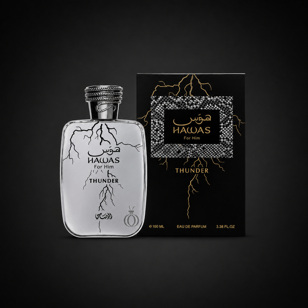 Perfume Hawas For Him Thunder Eau de Parfum 100ml Original