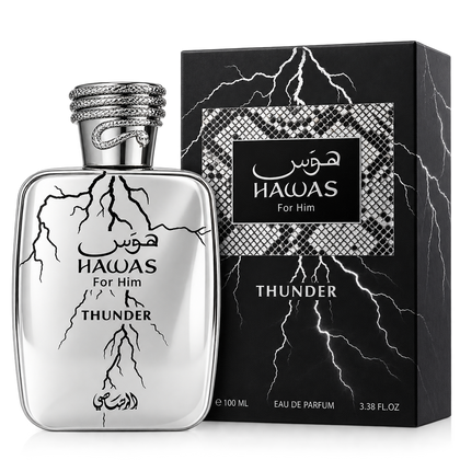 Rasasi Hawas For Him Thunder Eau de Parfum 100ml - Elegancia Masculina