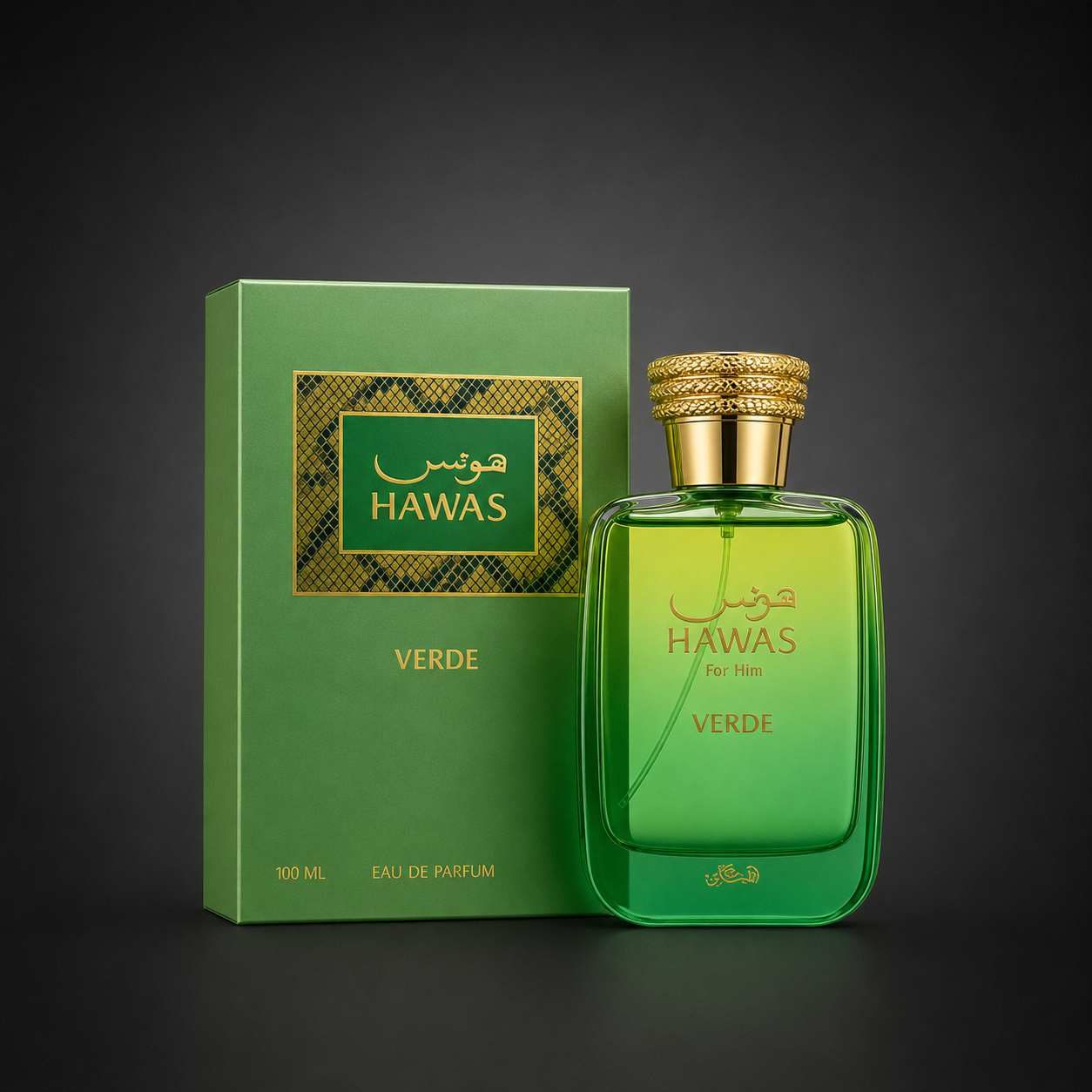 Perfume Rasasi Hawas Verde For Him Eau de Parfum 100ml Original