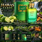 Perfume Rasasi Hawas Verde For Him Eau de Parfum 100ml Hombre