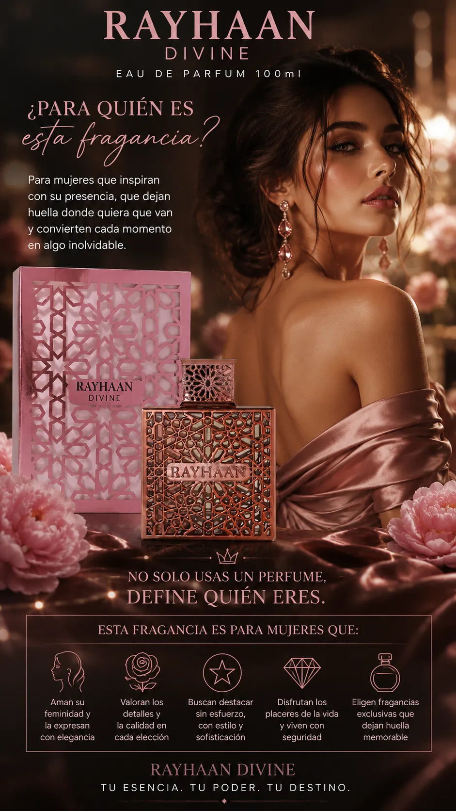 Perfume Rayhaan Divine Eau de Parfum 100ml Original