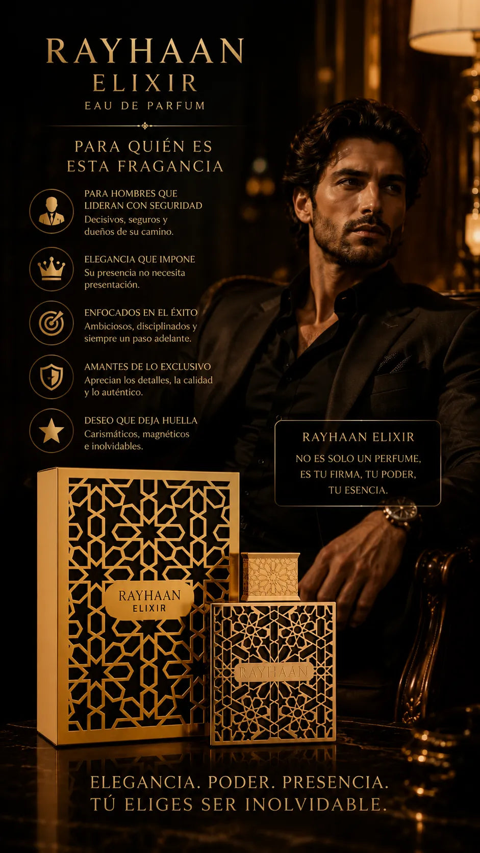 Perfume Rayhaan Elixir Eau de Parfum 100ml Original