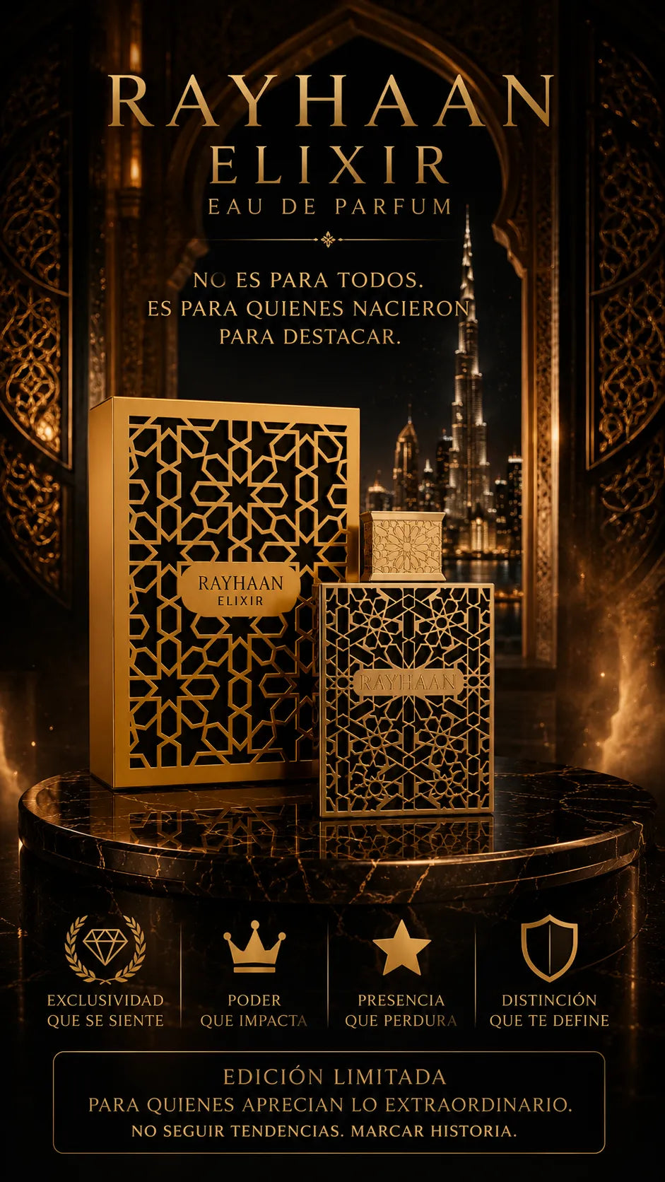 Perfume Rayhaan Elixir Eau de Parfum 100ml Original