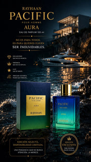 Perfume Rayhaan Pacific Pour Homme Aura Eau de Parfum 100ml Original