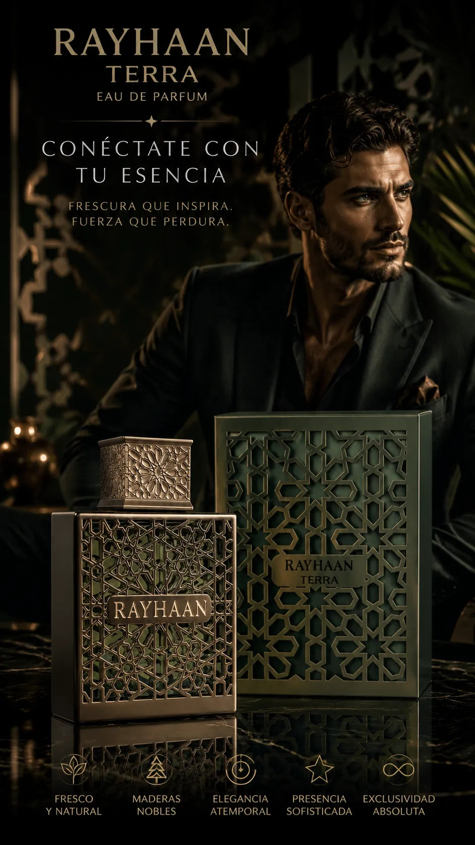 Perfume Rayhaan Terra Eau de Parfum 100ml Original