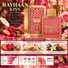 Rayhaan Kiss Eau de Parfum 100ml Original - La Fragancia que Deja Huella