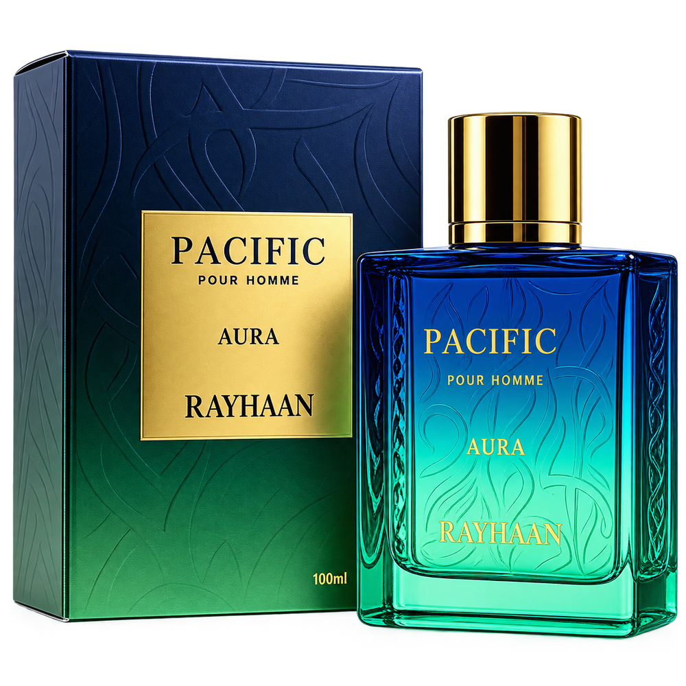 Rayhaan Pacific Pour Homme Aura Eau de Parfum 100ml Original