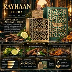 Rayhaan Terra Eau de Parfum 100ml Original - Elegancia Natural