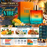 Rayhaan Tropical Vibe Eau de Parfum 100ml Original - Fragancia Fresca