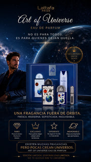 Set Lattafa Pride Art of Universe Eau de Parfum 100ml + 20ml + Desodorante 200ml Original