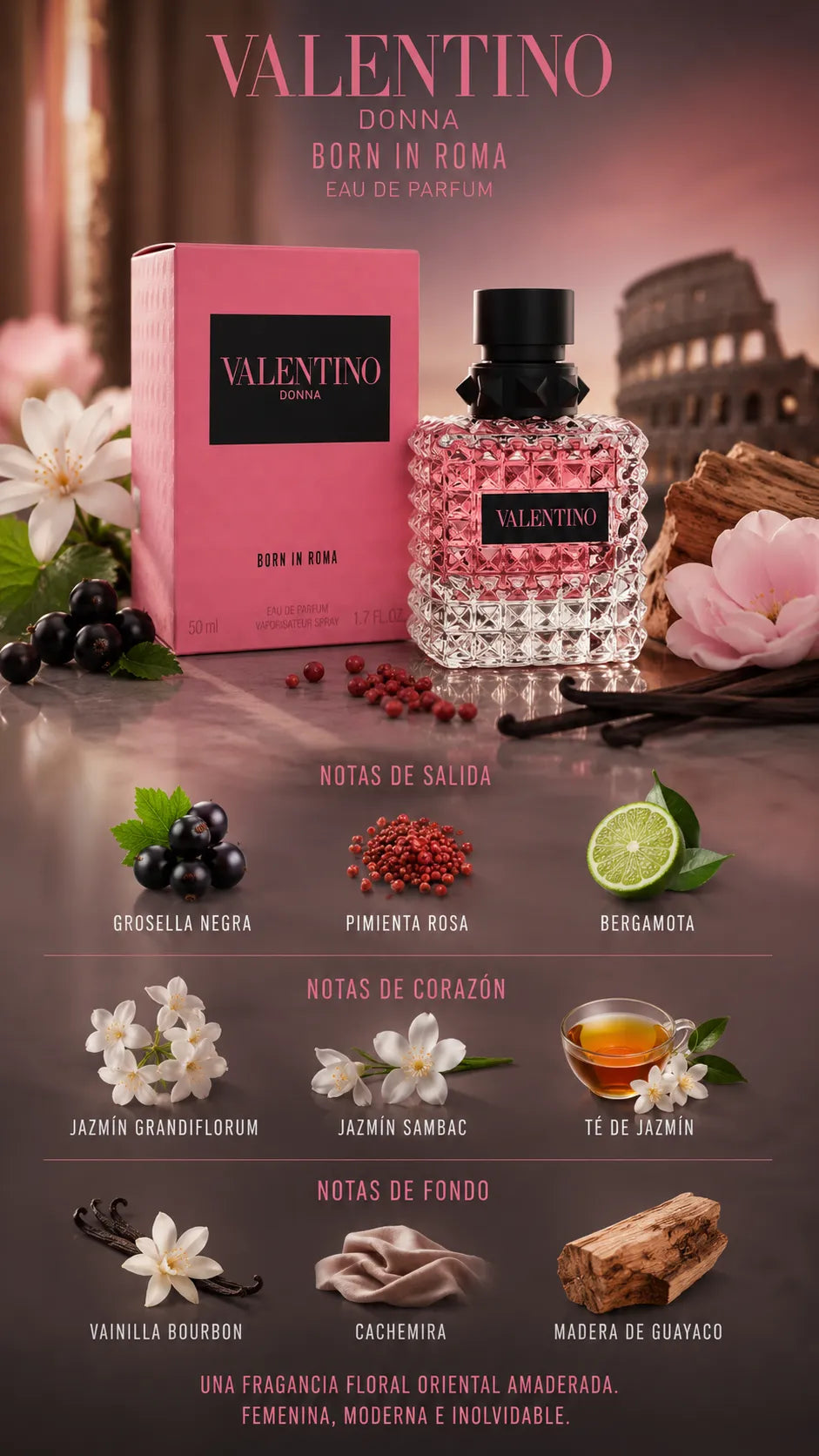 Perfume Valentino Donna Born In Roma Eau de Parfum 100ml Original