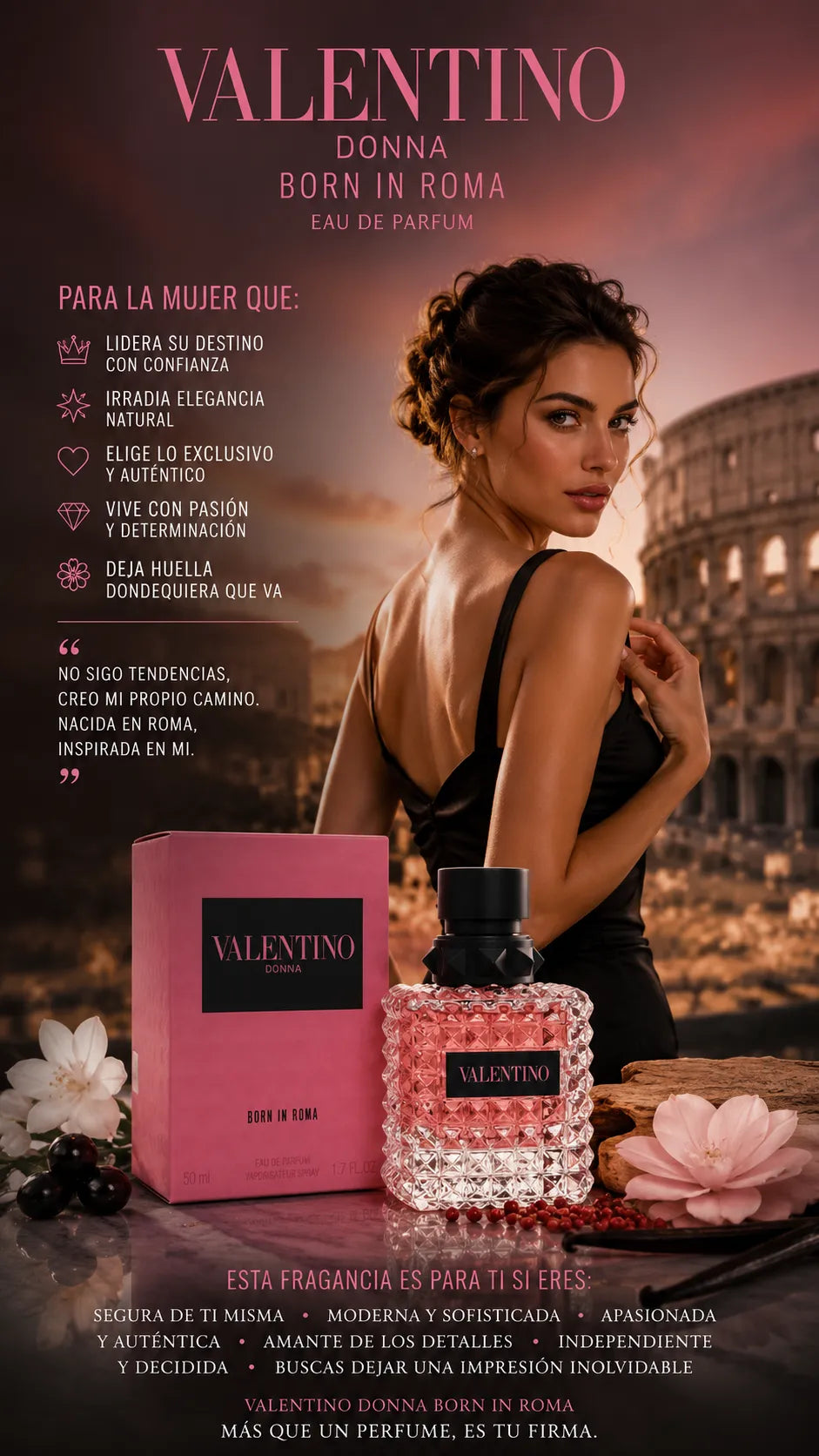 Perfume Valentino Donna Born In Roma Eau de Parfum 100ml Original