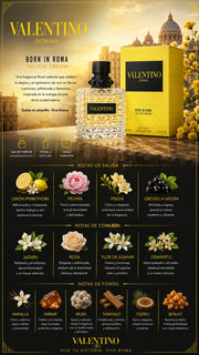 Perfume Valentino Donna Born In Roma Yellow Dream original 100ml mujer envío rápido Colombia
