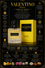 Perfume Valentino Donna Born In Roma Yellow Dream original 100ml mujer envío rápido Colombia