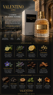 Perfume Valentino Uomo original 100ml hombre envío rápido Colombia