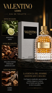 Perfume Valentino Uomo Eau de Toilette 100ml Original