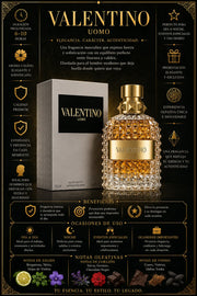 Perfume Valentino Uomo original 100ml hombre envío rápido Colombia