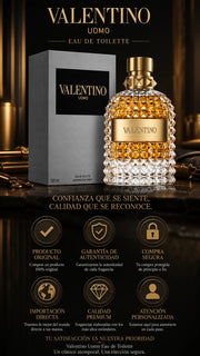 Perfume Valentino Uomo Eau de Toilette 100ml Original