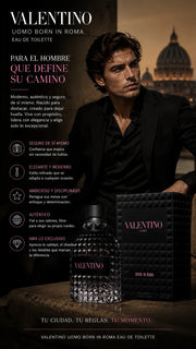 Perfume Valentino Uomo Born In Roma Eau de Toilette 100ml Original