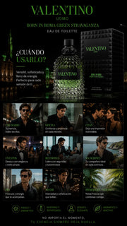 Perfume Valentino Uomo Born In Roma Green Stravaganza Eau de Toilette 100ml Original