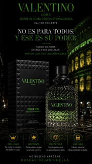 Perfume Valentino Uomo Born In Roma Green Stravaganza Eau de Toilette 100ml Original