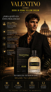 Perfume Valentino Uomo Born In Roma Yellow Dream Eau de Toilette 100ml Original