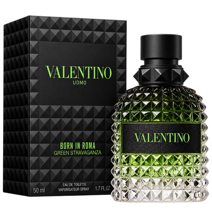 Valentino Uomo Born In Roma Green Stravaganza Eau de Toilette 100ml Original