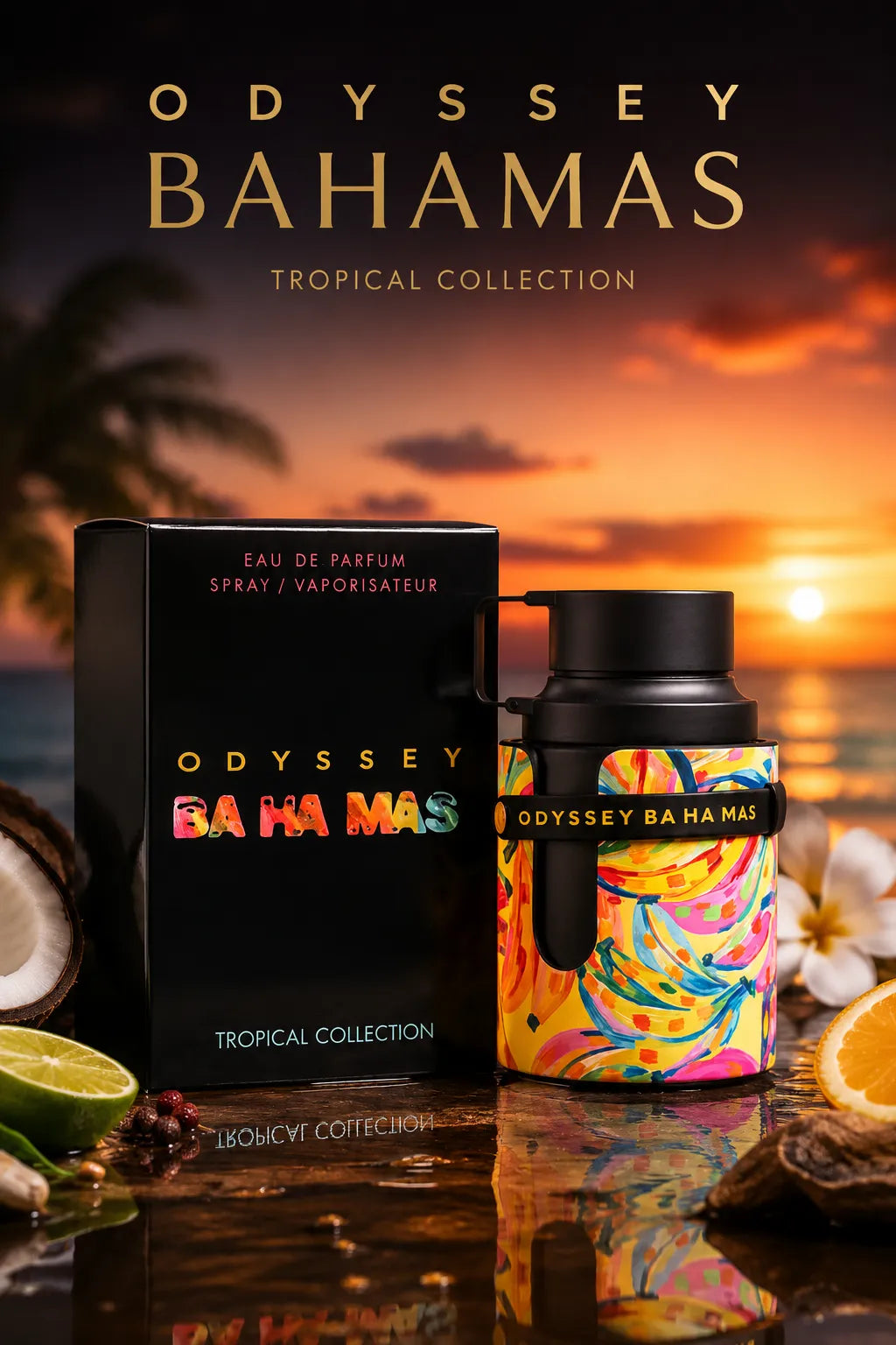 Perfume Armaf Odyssey Bahamas Tropical original 100ml hombre envío rápido Colombia