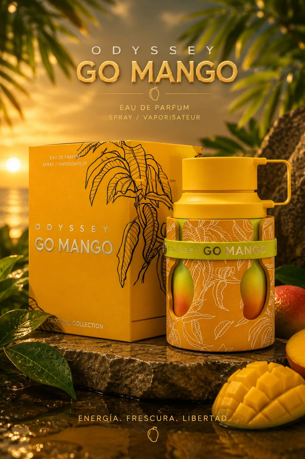 Perfume Armaf Odyssey Go Mango original 100ml hombre envío rápido Colombia