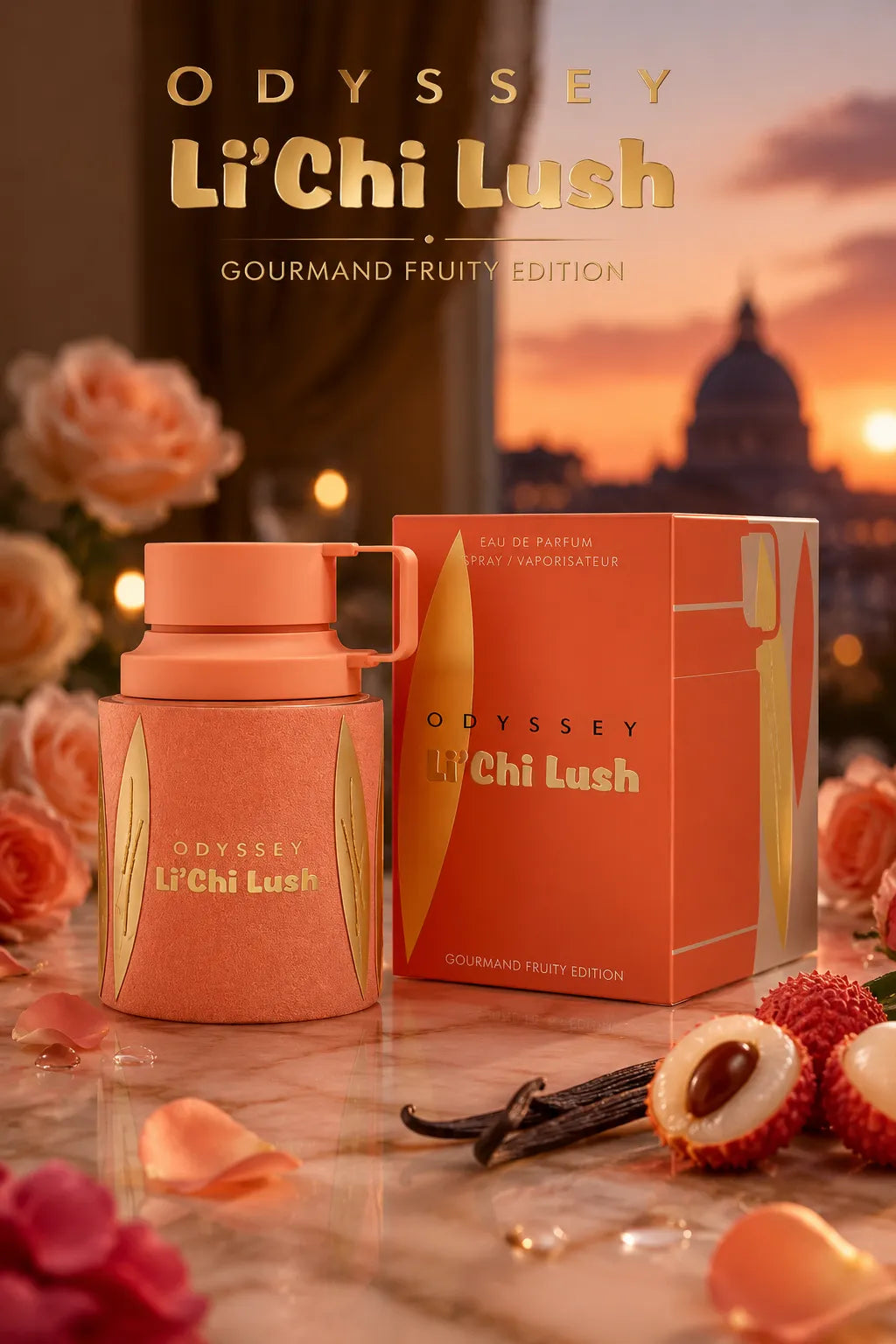 Perfume Armaf Odyssey Lichi Lush original 100ml mujer envío rápido Colombia