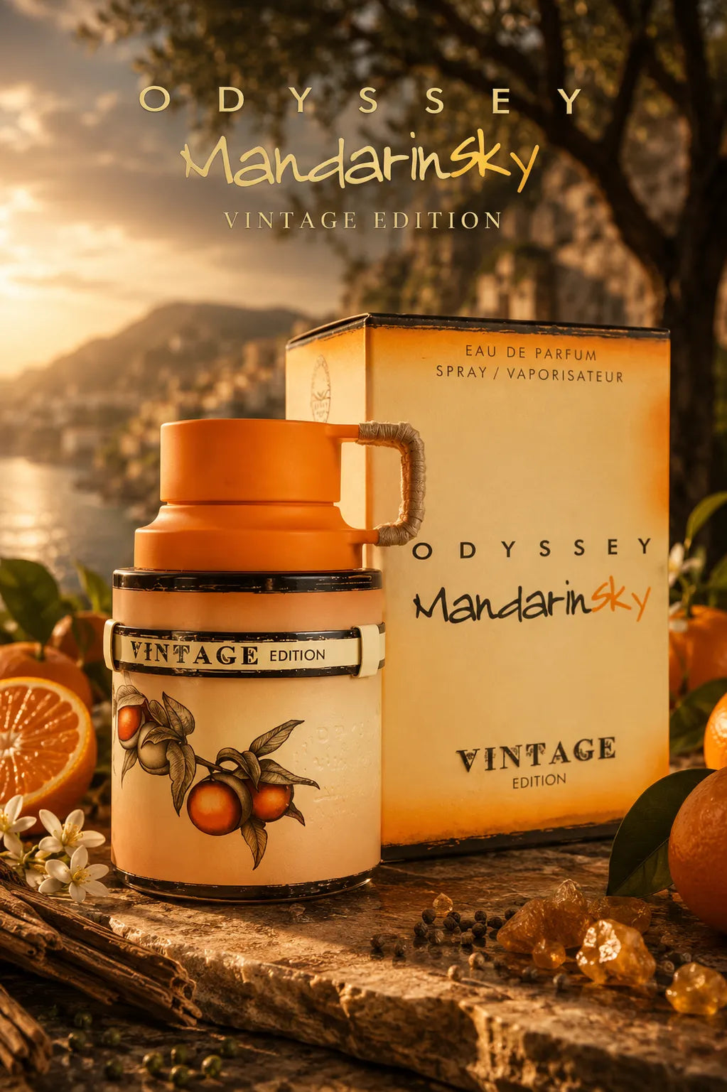 Perfume Armaf Odyssey Mandarin Sky Vintage original 100ml hombre envío rápido Colombia