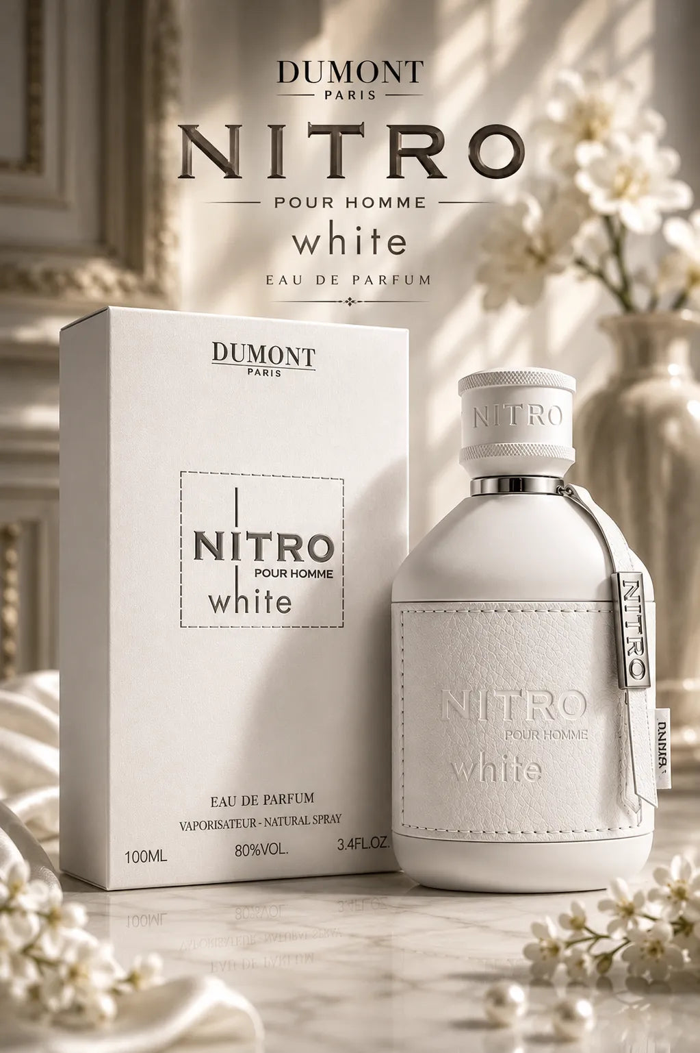 Perfume Dumont Nitro White original 100ml hombre envío rápido Colombia