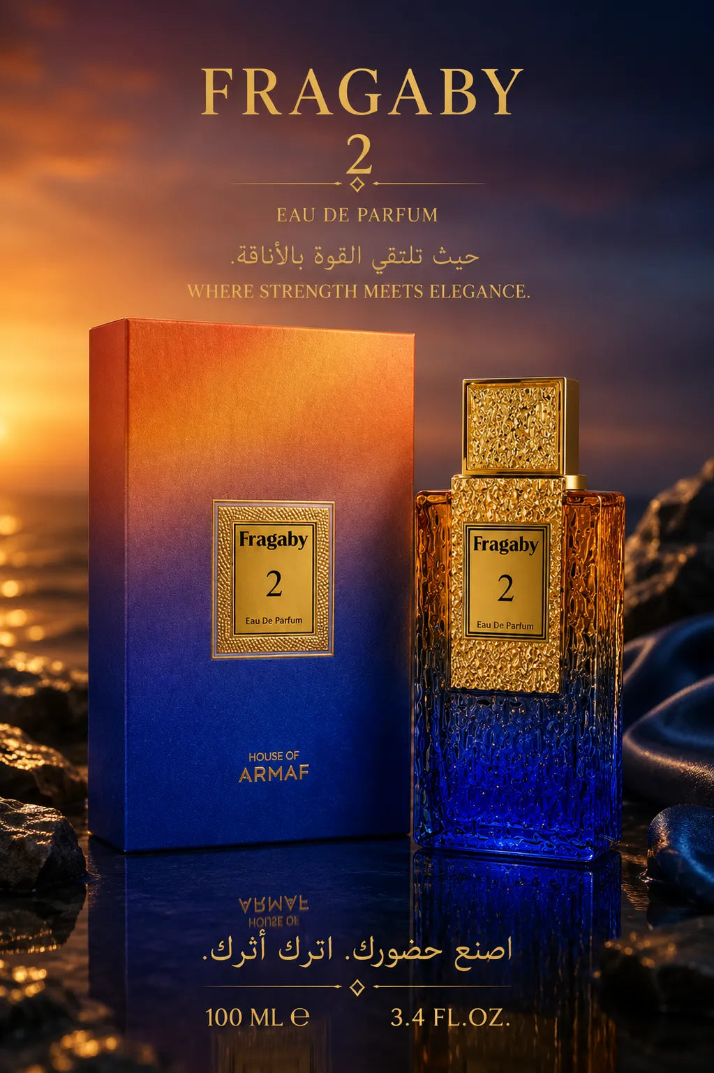Perfume Elite Risala Fragaby 2 original 100ml hombre envío rápido Colombia
