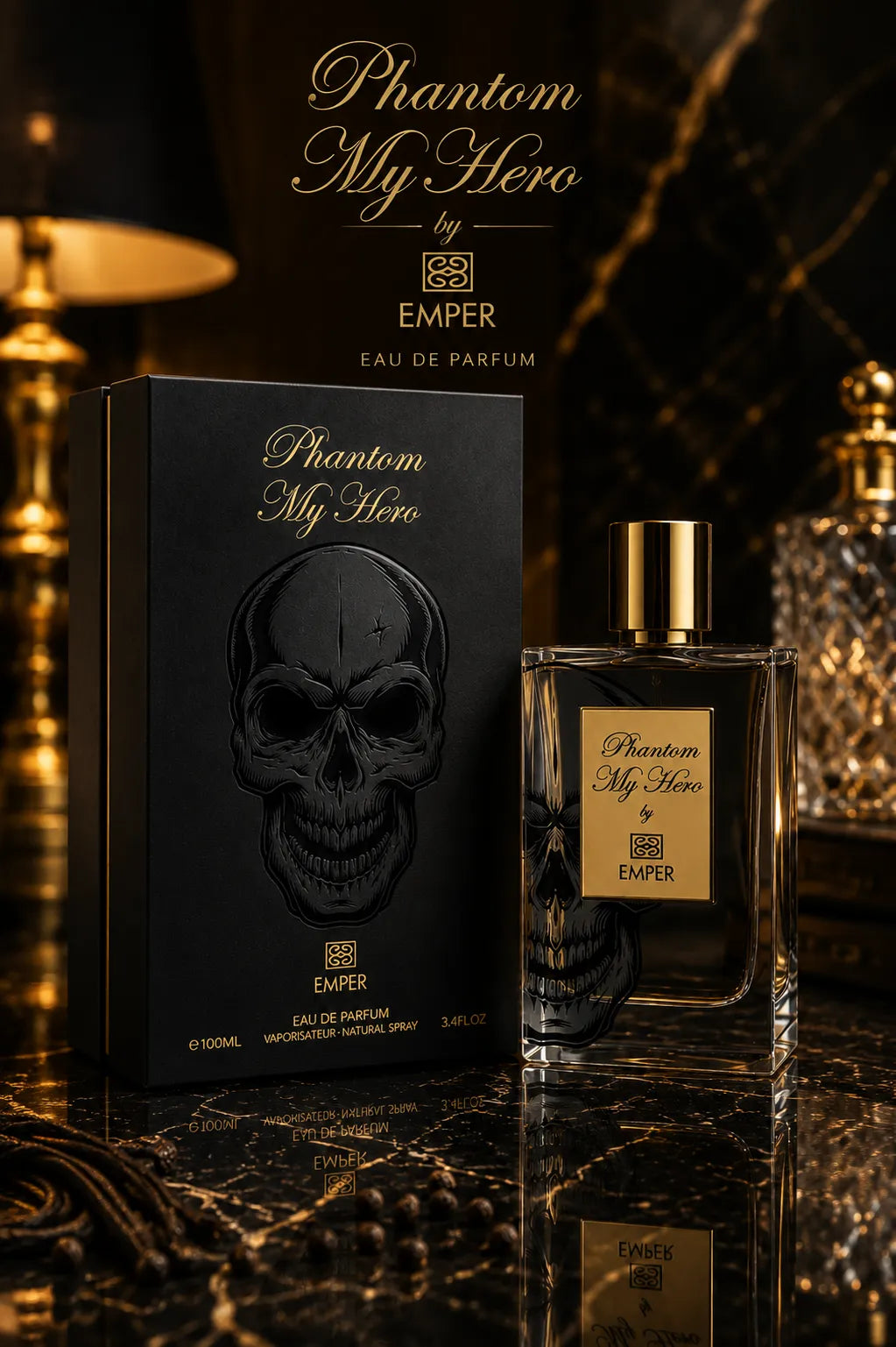 Perfume Emper Phantom My Hero original 100ml hombre envío rápido Colombia