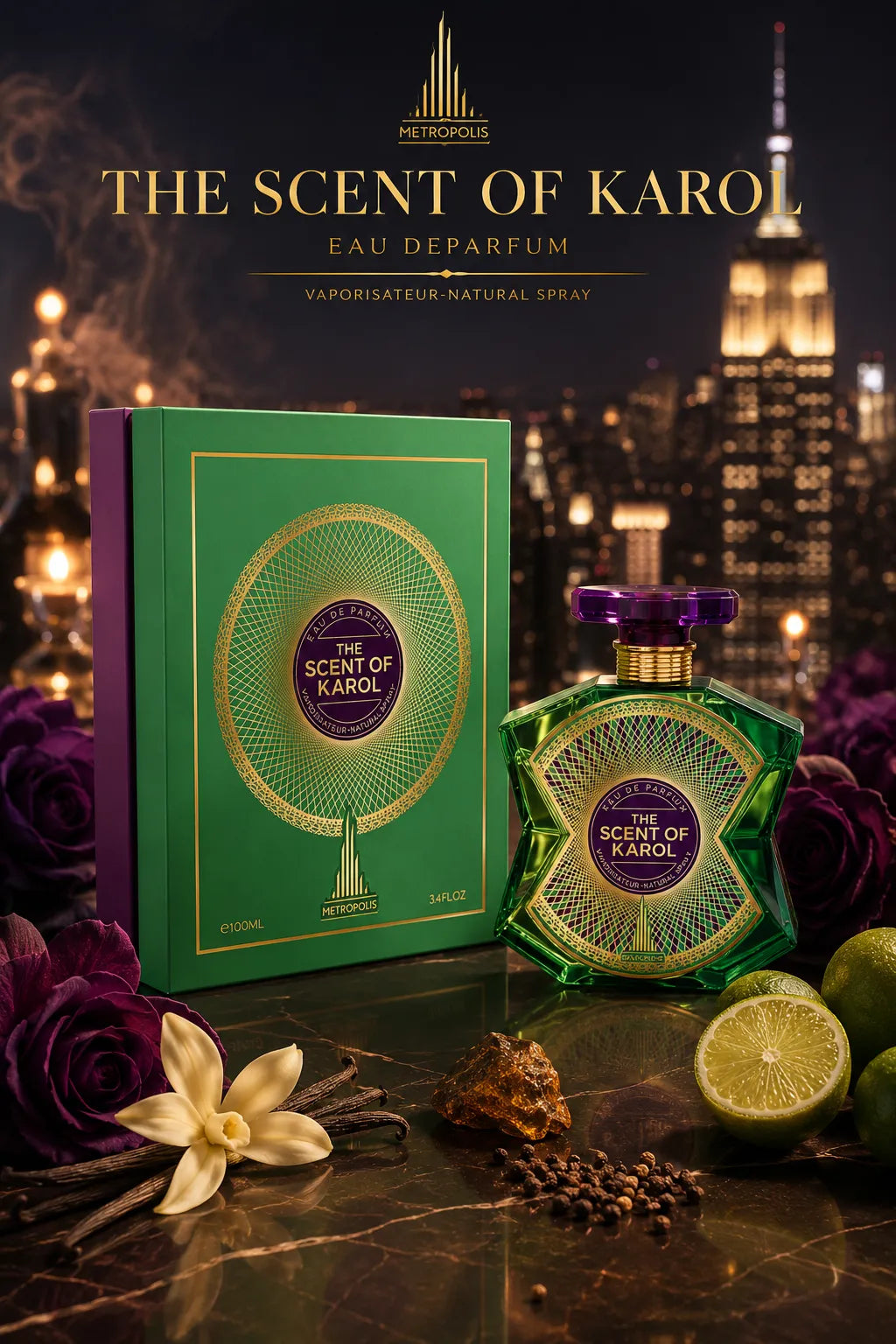 Perfume Emper The Scent of Karol G original 100ml mujer envío rápido Colombia