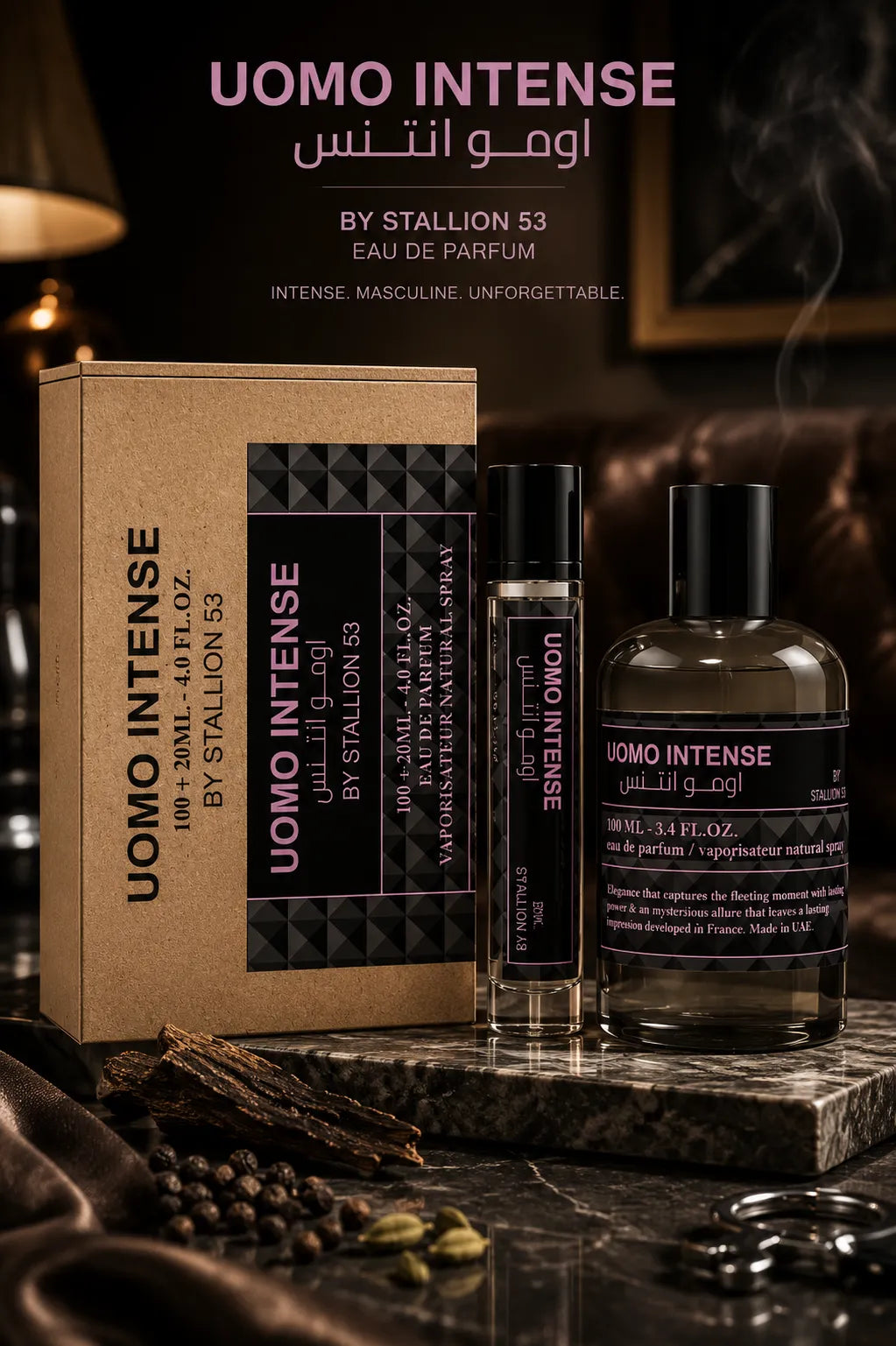 Perfume Emper Uomo Intense original 100ml hombre envío rápido Colombia