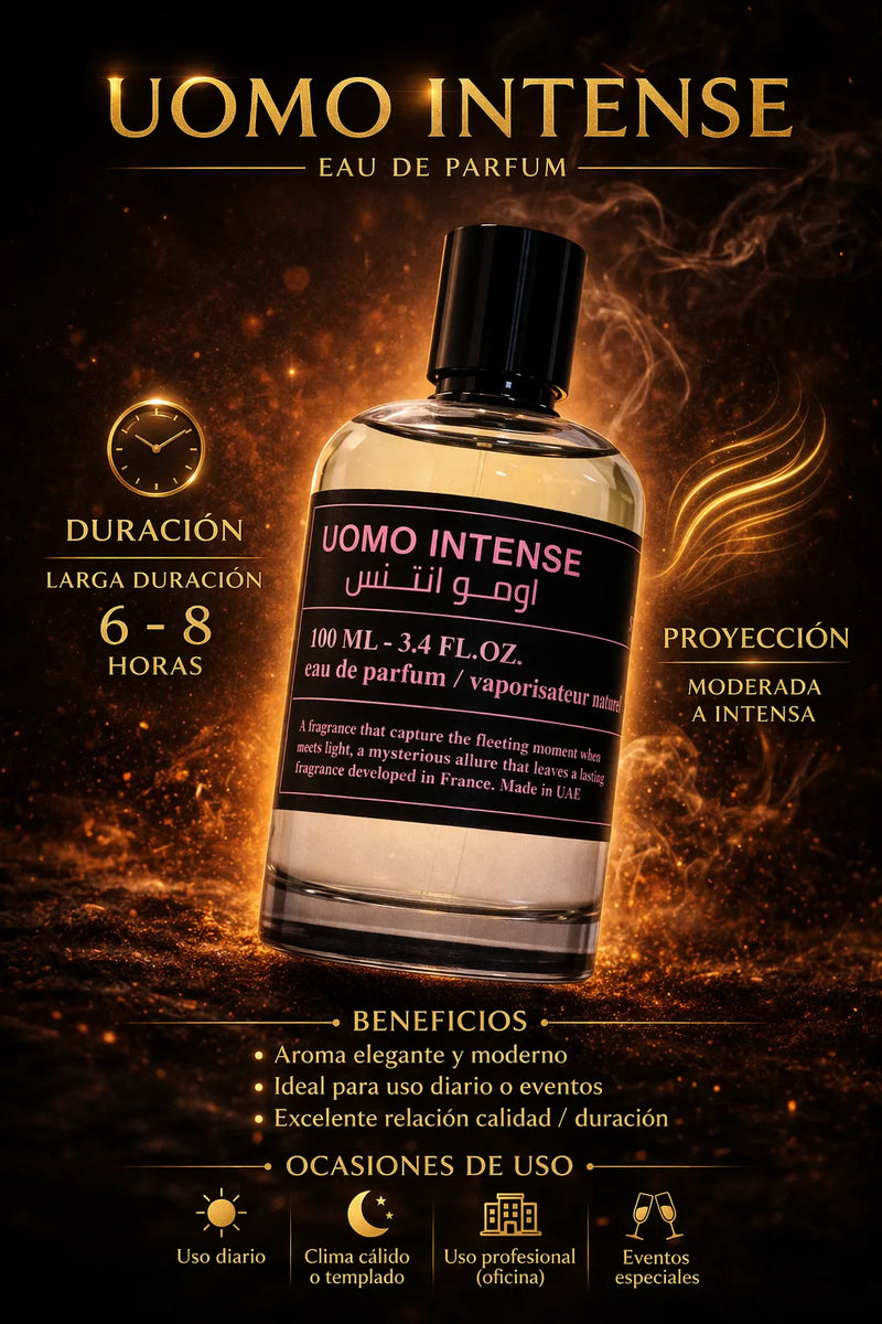 Perfume Emper Uomo Intense original 100ml hombre envío rápido Colombia