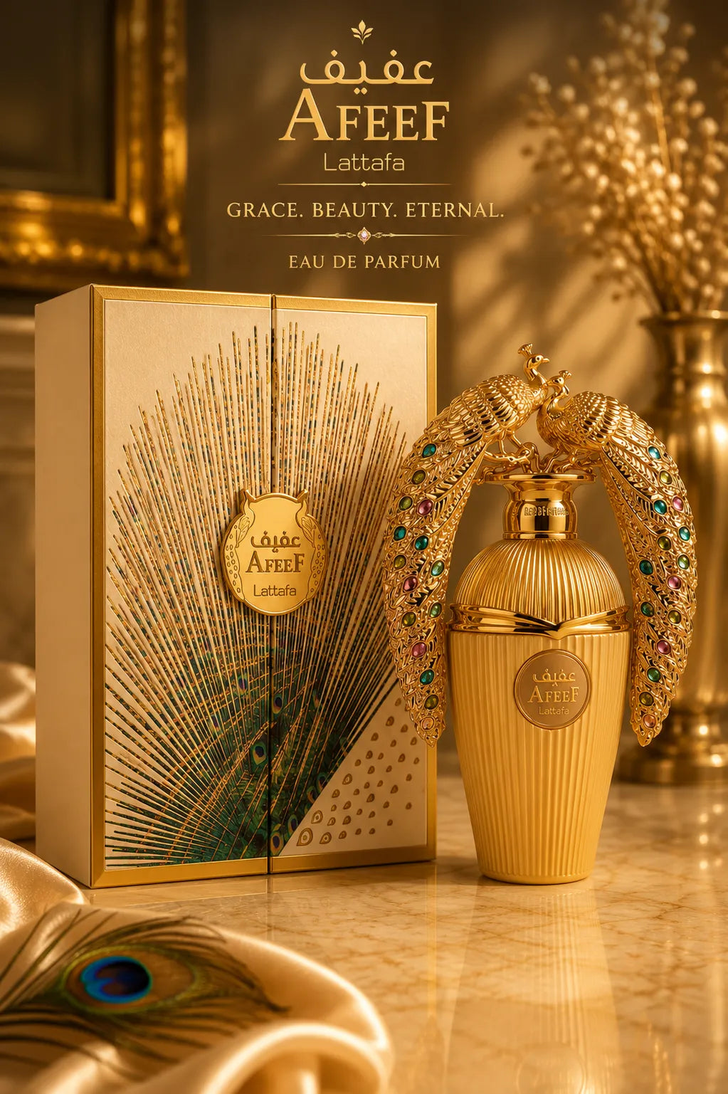 Perfume Lattafa Afeef original 100ml hombre envío rápido Colombia