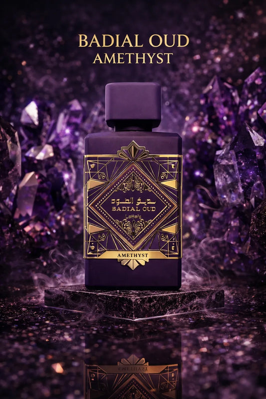Perfume Lattafa Bade’e Al Oud Amethyst original 100ml hombre envío rápido Colombia
