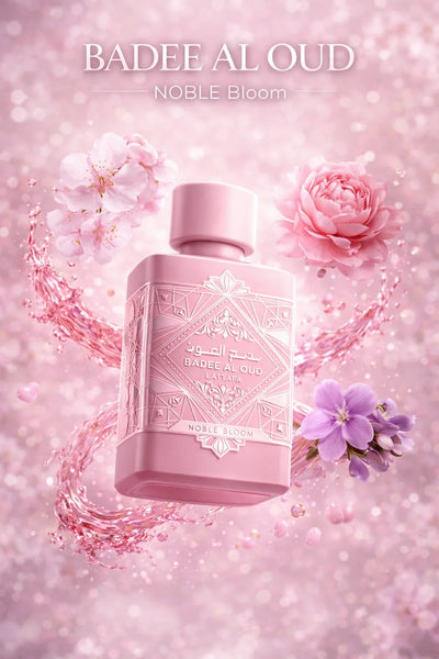 Perfume Lattafa Bade’e Al Oud Noble Blush original 100ml mujer envío rápido Colombia
