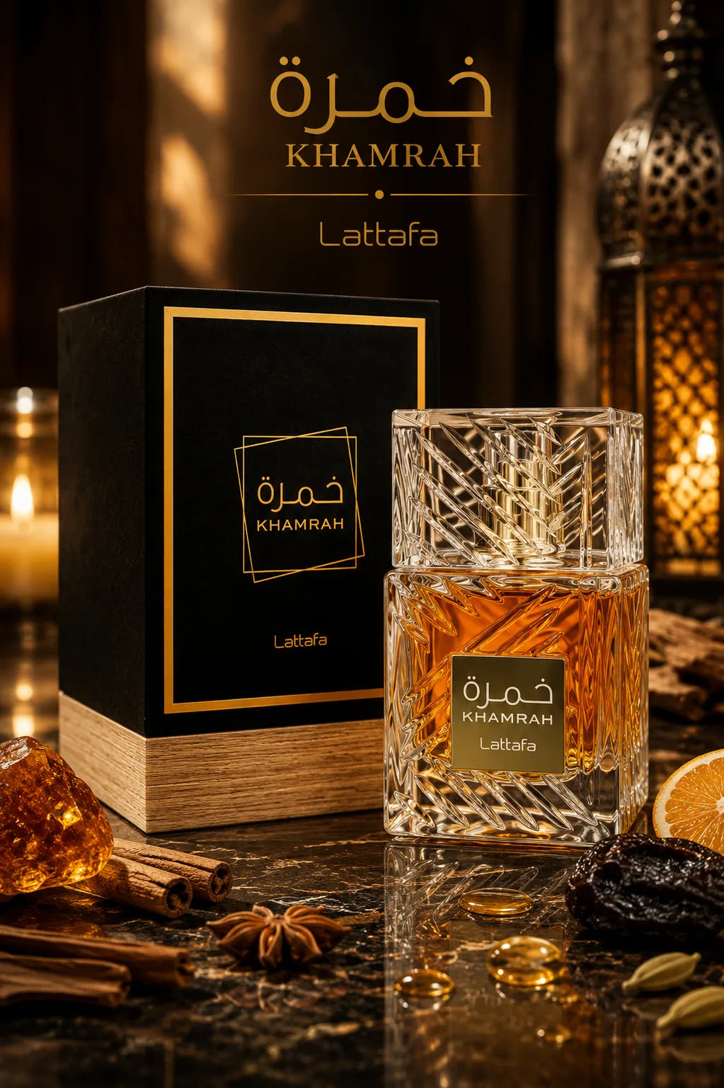 Perfume Lattafa Khamrah original 100ml unisex envío rápido Colombia