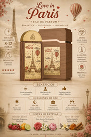 Perfume Lattafa Love in Paris Eau de Parfum 100ml Original