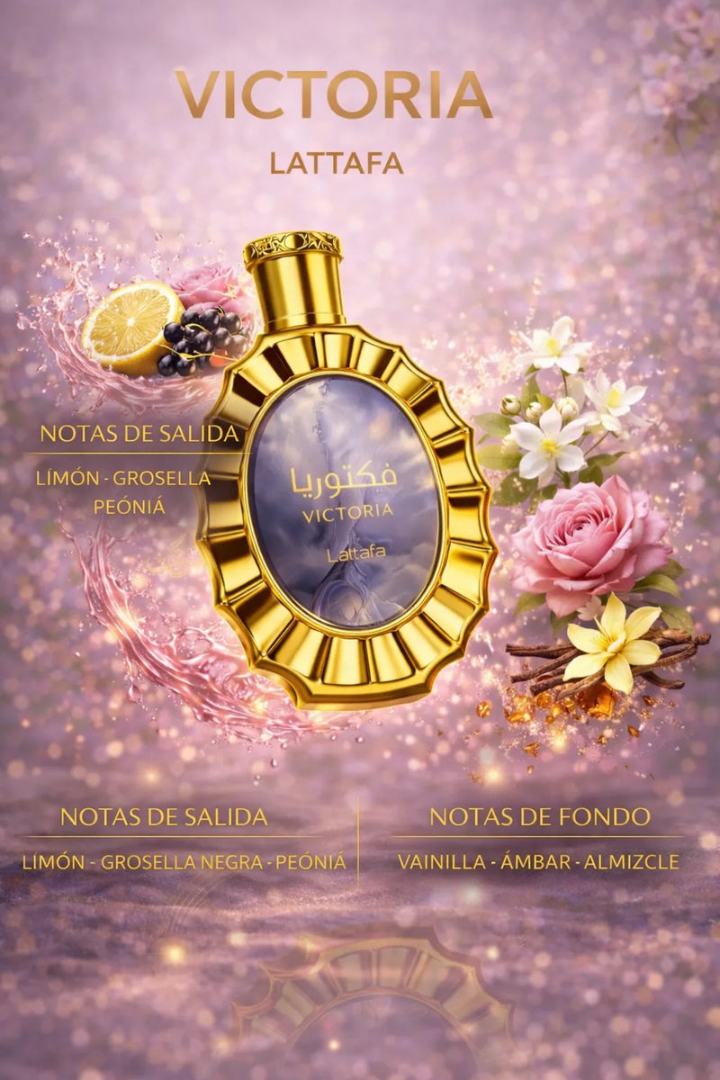 Perfume Lattafa Victoria original 100ml mujer envío rápido Colombia
