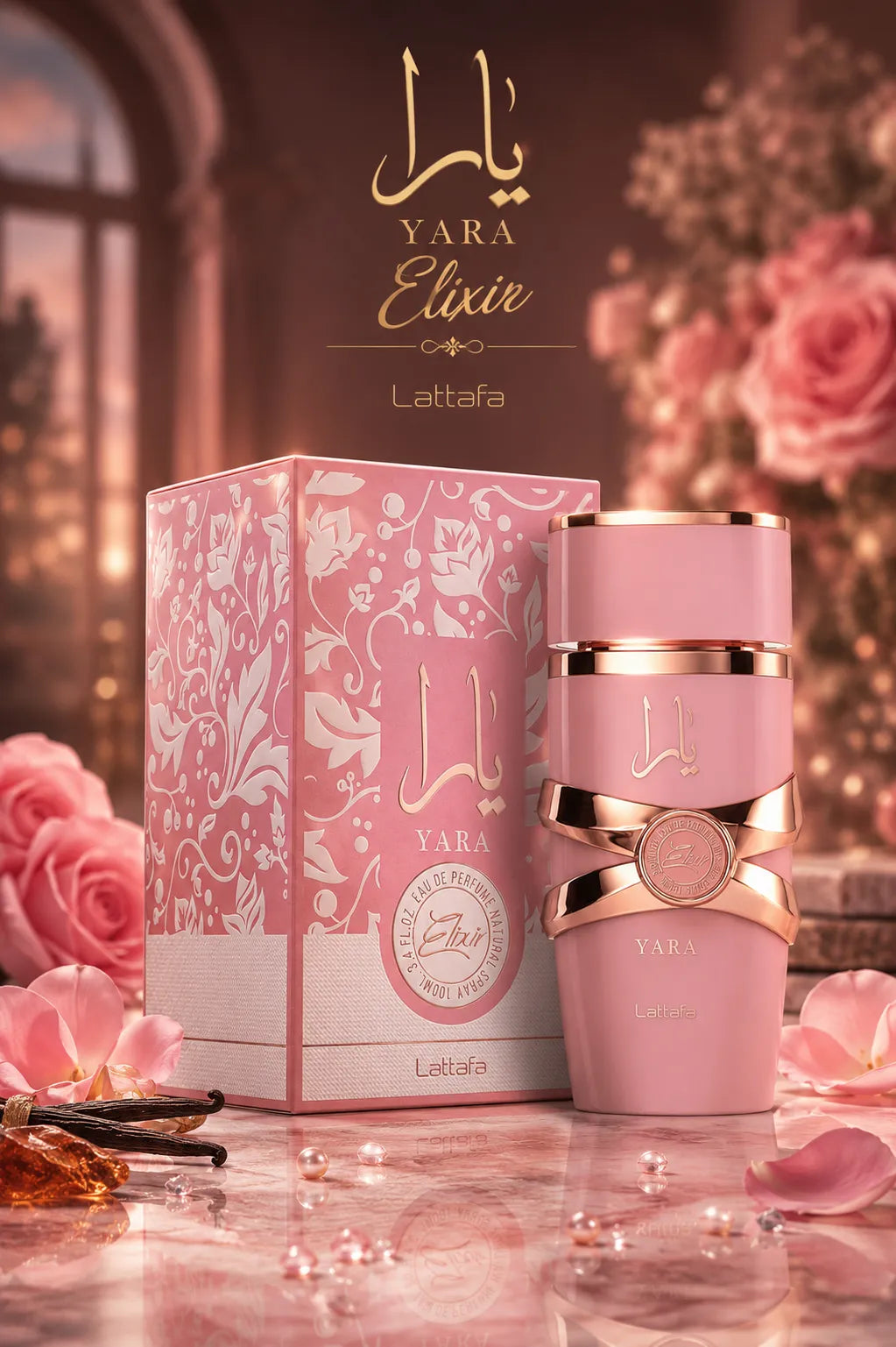 Perfume Lattafa Yara Elixir original 100ml mujer envío rápido Colombia