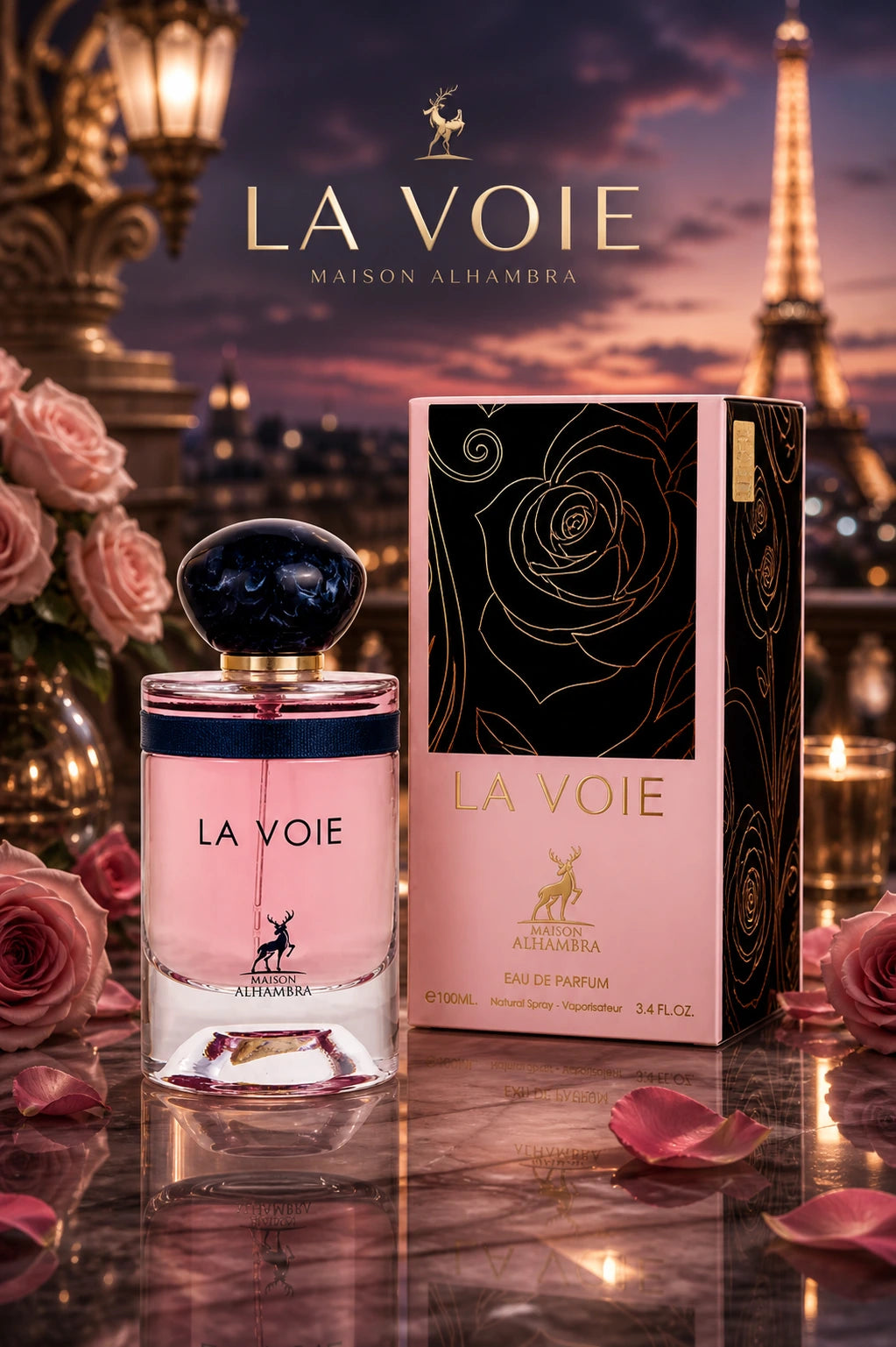 Perfume Maison Alhambra La Voie original 100ml mujer envío rápido Colombia