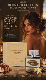 Lattafa Decadent Delights Salted Caramel Macaron Eau de Parfum 50ml Original - Video